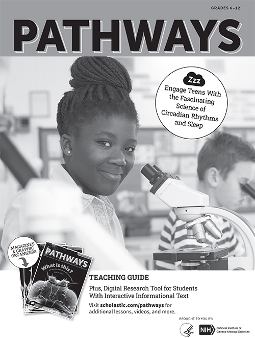 The cover of the Pathways Magazine Circadian Rhythms Teaching Guide.