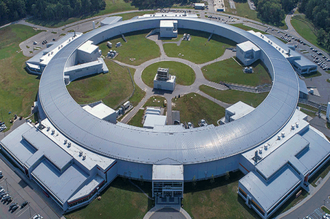 A laboratory in the share of a circle.